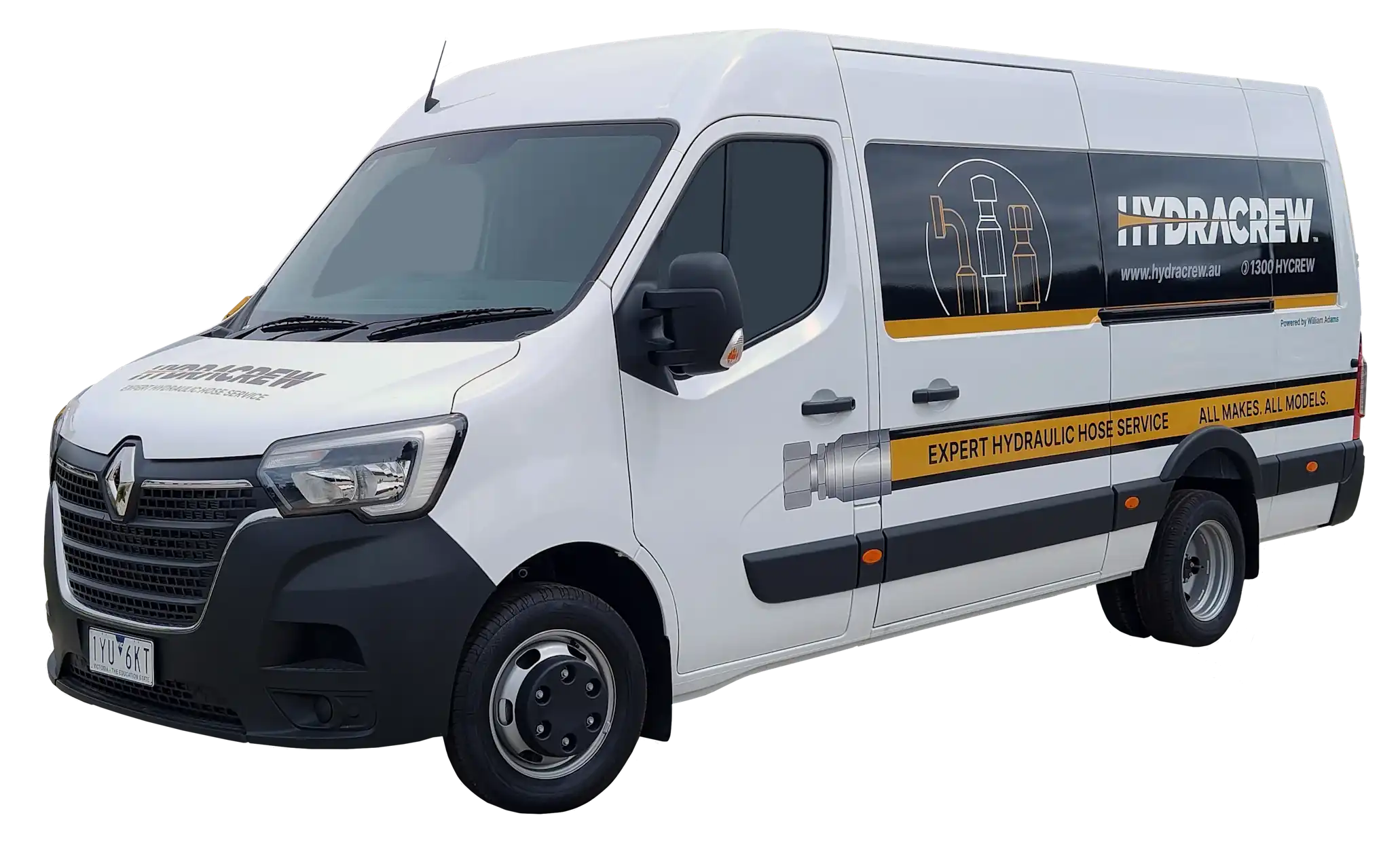 mobile hydraulic hose service van