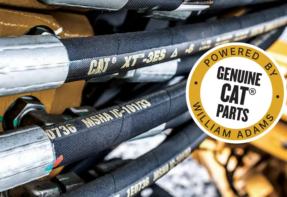 Genuine CAT parts hoses by William Adams